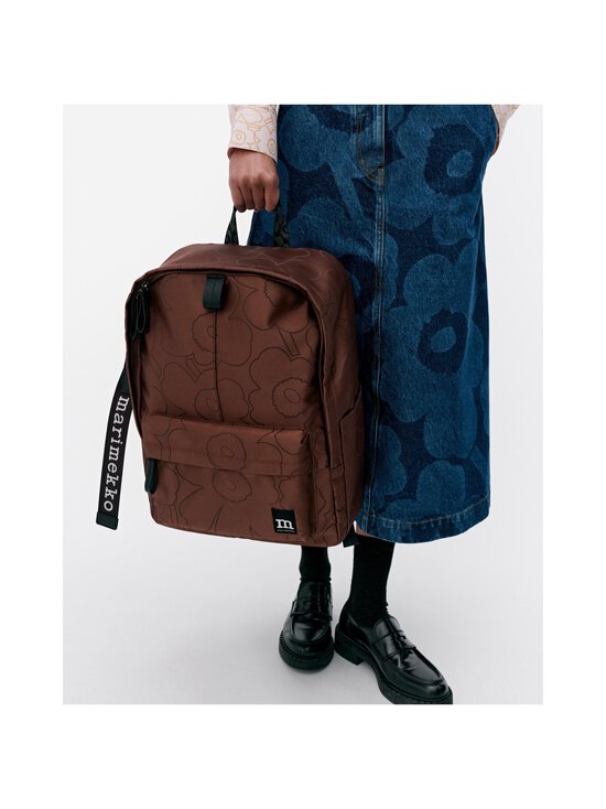 Marimekko - Zip Top Backpack Piirto Unikko - 890 BROWN, BLACK - photo 2 Marimekko - Zip Top Backpack Piirto Unikko - 890 BROWN, BLACK | Stockmann - photo 2