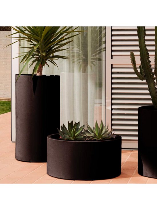 Kave Home - Aiguablava-ruukku musta ⌀ 62 cm - BLACK | Stockmann - photo 2