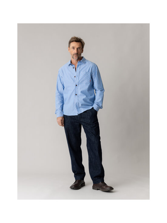 MOS MOSH - MMGDavid Spring Stripe -kauluspaita - 406 LIGHT BLUE | Stockmann - photo 6