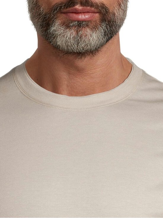 Paul & Shark - Woven Cotton Lyocell T-krekls - BEIGE | Stockmann - photo 4