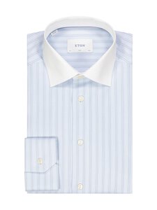 Eton - Slim Fit White Collar Striped -kauluspaita - 22 LIGHT BLUE | Stockmann
