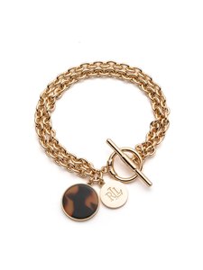 Lauren Ralph Lauren - Logo Flex rokassprādze - GOLD / TORT Lauren Ralph Lauren - Logo Flex rokassprādze - GOLD / TORT | Stockmann