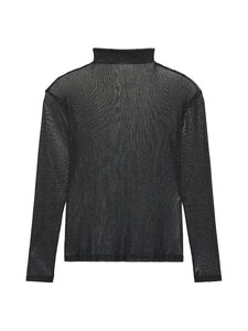 Calvin Klein Jeans - Lurex Mock Neck -paita - UB1 BLACK | Stockmann