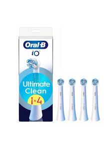 Oral-B - iO Ultimate Clean- hammasharjan vaihtoharja 4-pack - WHITE | Stockmann