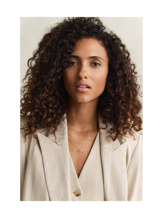 GANT - Svītrains lina maisījuma žakete - 200 OAT BEIGE | Stockmann - photo 4