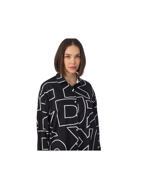 Dkny - Sleepshirt-pyjamapaita - 15 BLACK | Stockmann - photo 4