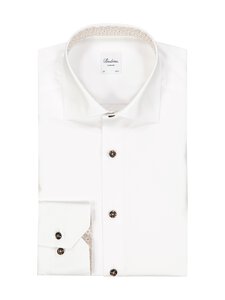 Stenströms - Slimline Contrast -kauluspaita - 000 WHITE | Stockmann
