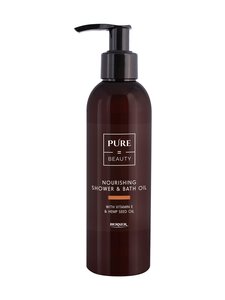Pure=Beauty - Nourishing Shower & Bath Oil with Hempseed & Vitamin E -suihkuöljy 200 ml Pure=Beauty - Nourishing Shower & Bath Oil with Hempseed & Vitamin E -suihkuöljy 200 ml | Stockmann
