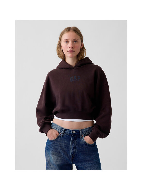 GAP - Logo Cropped džemperis ar kapuci - BROWN 6 | Stockmann - photo 2