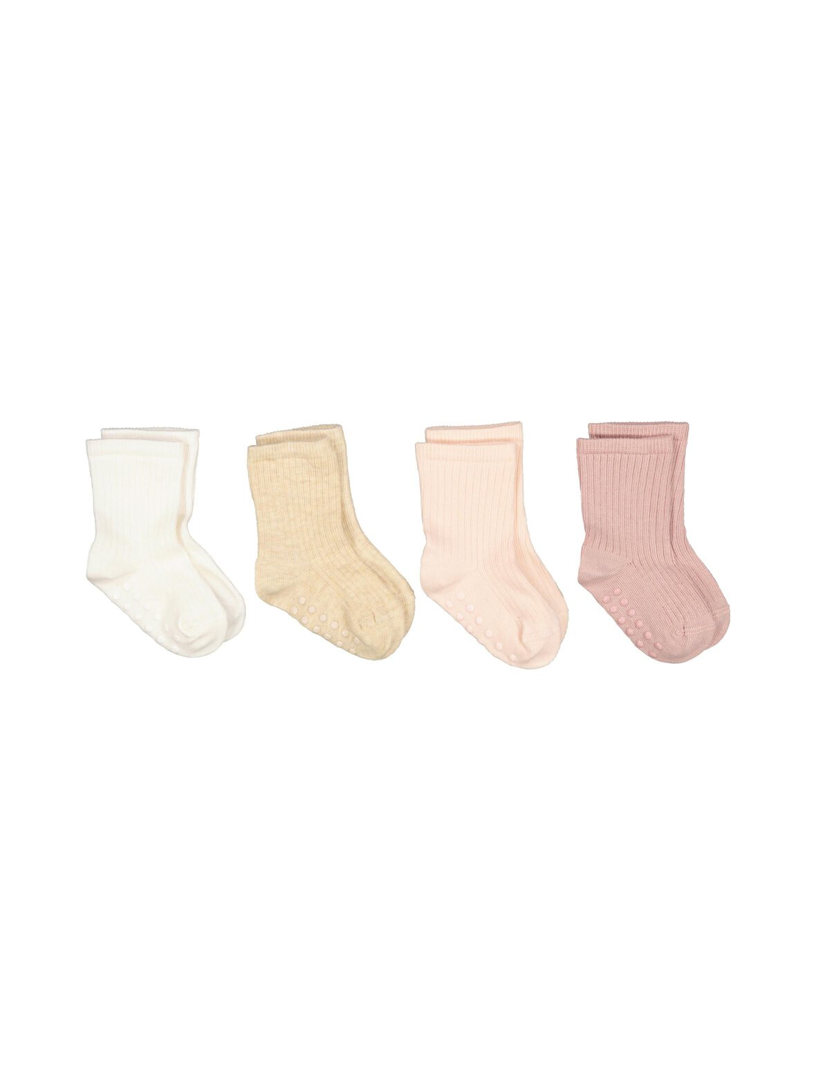 Rib Solid -liukuestesukat, 4-pack