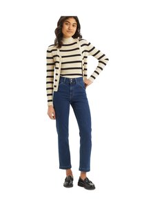 Levi's - 724™ High-Rise Tailored Straight džinsi - 226 DARK INDIGO - FLAT FINISH | Stockmann