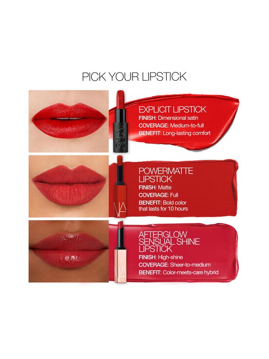 NARS - Explicit Lipstick -huulipuna 3.8 g - 828 ADULTEROUS | Stockmann - photo 8