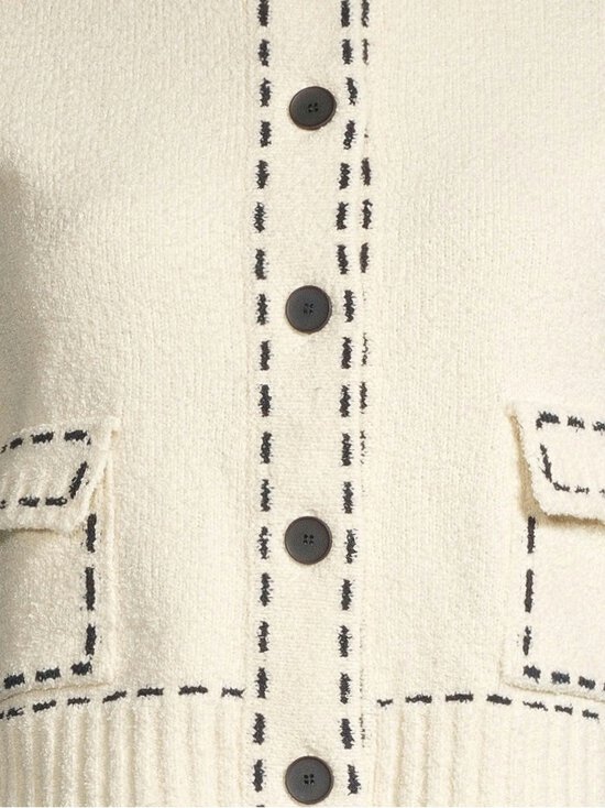 rich & royal - Cropped Mango Yarn -neuletakki - 113 PEARL WHITE | Stockmann - photo 4