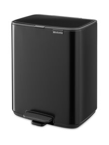 Brabantia - Brabantia Bo Pedal Bin atkritumu tvertne ar pedāli 12 l - MATT BLACK | Stockmann