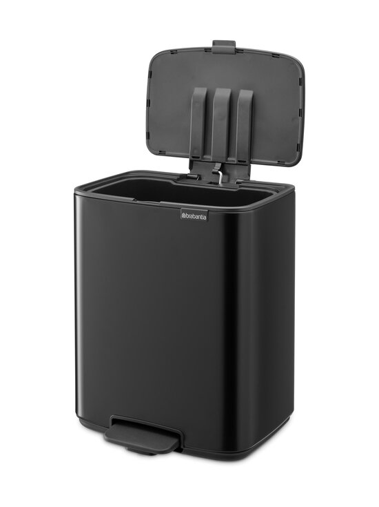 Brabantia - Brabantia Bo Pedal Bin atkritumu tvertne ar pedāli 12 l - MATT BLACK | Stockmann - photo 2
