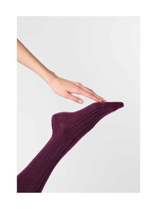 Oroblu - Villasegust põlvikud Nancy Cashmere Blend - 570 PLUM 3 | Stockmann - photo 3
