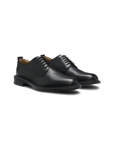 HUGO - Lysander derby -nahkakengät - 001 BLACK | Stockmann