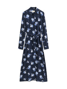 GANT - Floral Printed Fluid -paitamekko - 433 EVENING BLUE | Stockmann