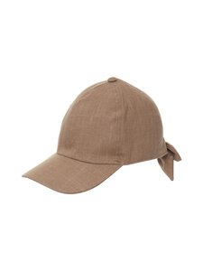 KN Kati Niemi - Rosalina- pellavainen lippalakki - 11 LIGHT BROWN | Stockmann