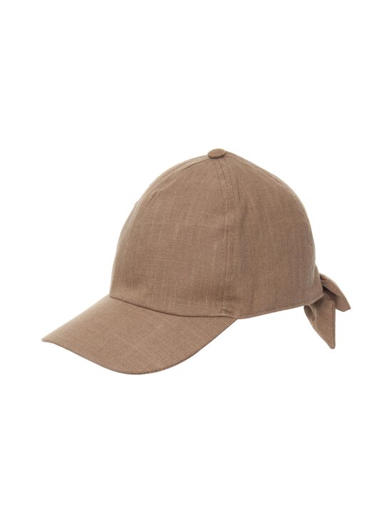 KN Kati Niemi - Rosalina- pellavainen lippalakki - 11 LIGHT BROWN | Stockmann - photo 1