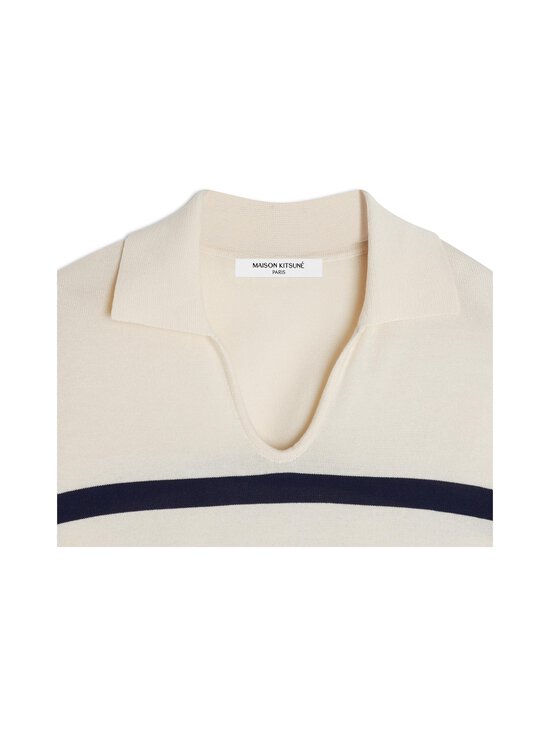 Maison Kitsuné - Striped Mariniere -neulepusero - 0502 ECRU/CLASSIC NAVY | Stockmann - photo 3