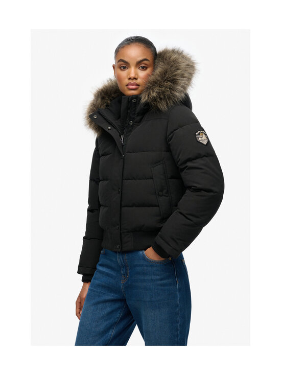 Superdry - Everest Hooded -bombertakki - 02A BLACK | Stockmann - photo 2