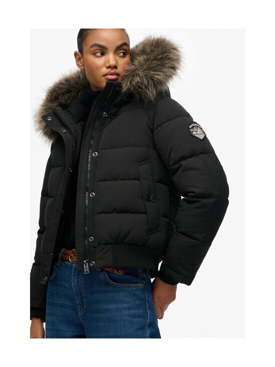 Superdry - Everest Hooded -bombertakki - 02A BLACK | Stockmann - photo 8
