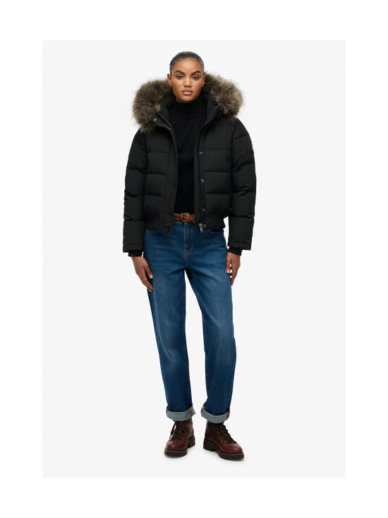 Superdry - Everest Hooded -bombertakki - 02A BLACK | Stockmann - photo 9