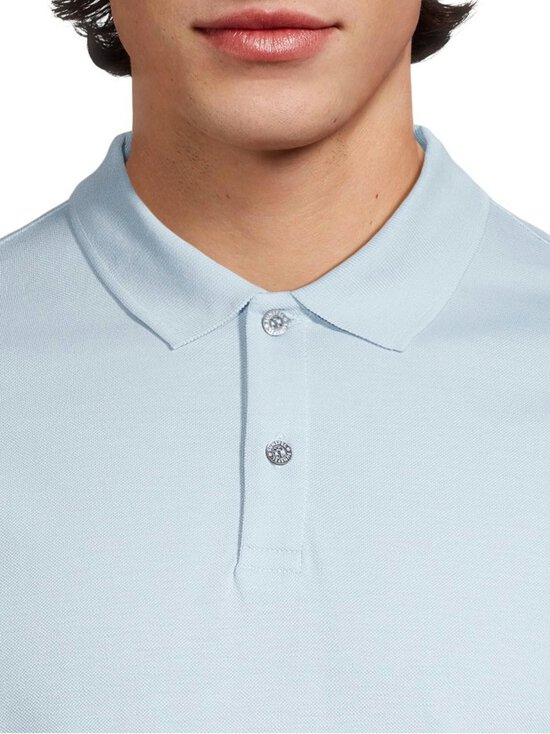 Sunspel - Pique Polo- pitkähihainen pikeepaita - FROST BLUE | Stockmann - photo 4