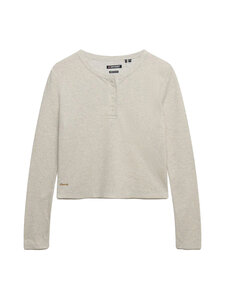 Superdry - Waffle Button -paita - MLJ OAT BEIGE MARL | Stockmann