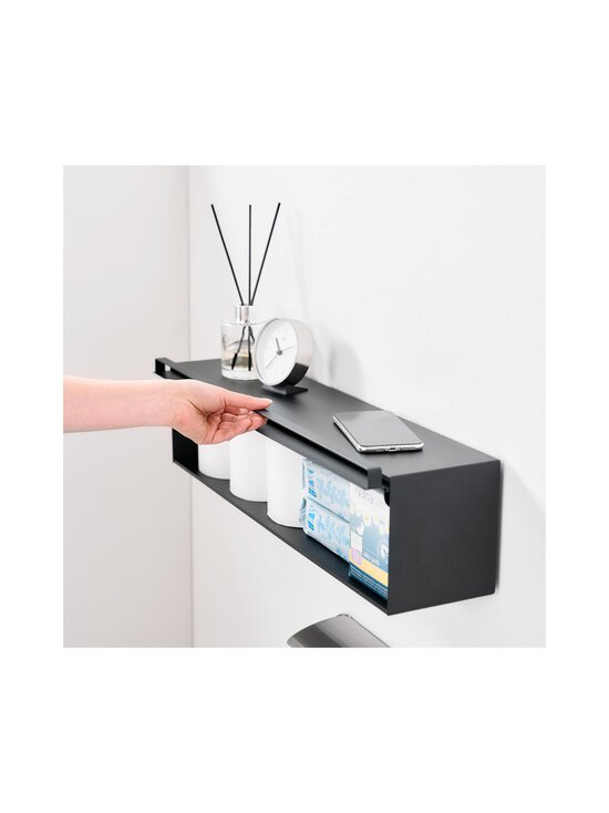 Yamazaki - Tower Wall-Mounted Storage -seinäsäilytyshylly 60 x 15,7 x 14,6 cm - BLACK | Stockmann - photo 4