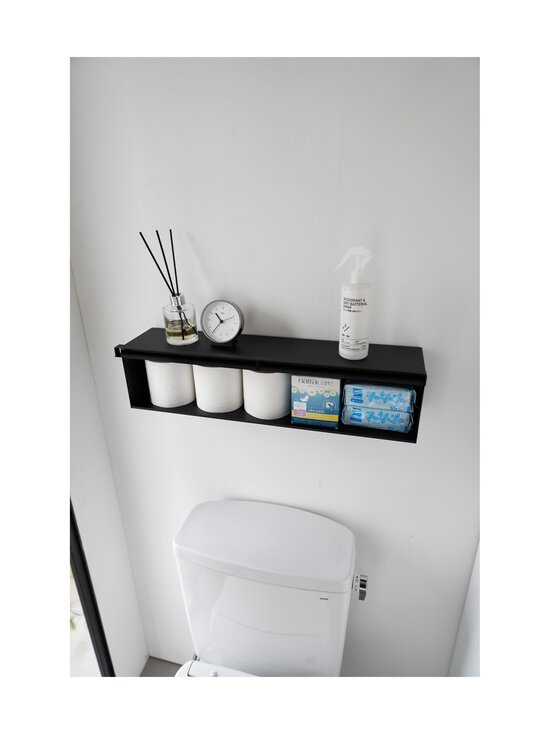 Yamazaki - Tower Wall-Mounted Storage -seinäsäilytyshylly 60 x 15,7 x 14,6 cm - BLACK | Stockmann - photo 7