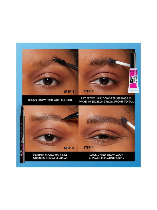 NYX Professional Makeup - The Brow Glue -kulmageeli - 01 CLEAR | Stockmann - photo 2