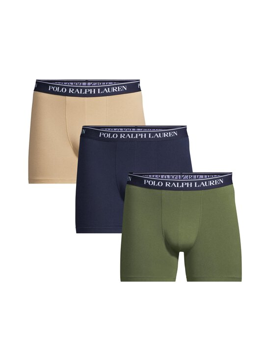 Polo Ralph Lauren - Boxer Brief -alushousut 3-pack - 3PK SUP OLIVE/VINT KHAKI/NAVY | Stockmann - photo 1