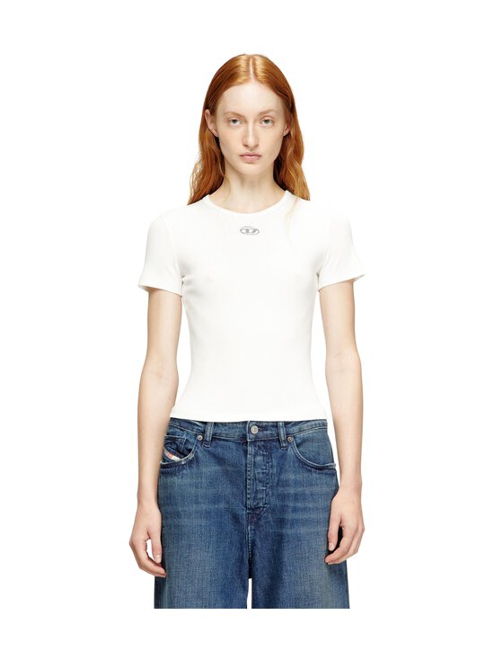 Diesel - T-Ele Long Slim Fit t-paita - 141 OFF WHITE | Stockmann - photo 2