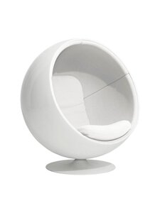 Eero Aarnio - Pallotuoli EA-kangas 01 valkoinen - WHITE | Stockmann