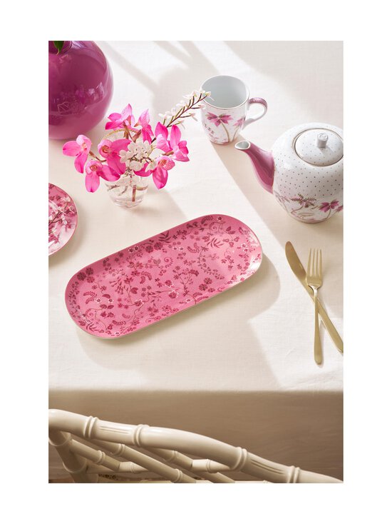 PIP Studio - Taisnstūra Jolie Flowers kūku šķīvis 33,3 x 15,5 cm - PINK - photo 3 PIP Studio - Taisnstūra Jolie Flowers kūku šķīvis 33,3 x 15,5 cm - PINK | Stockmann - photo 3