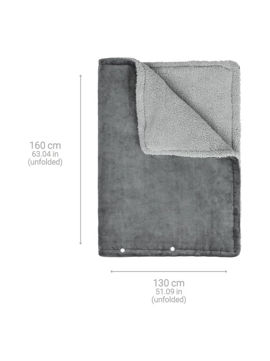 Medisana - 3-in-1 -lämpöpeitto 34 x 20 x 38 cm - DARK GREY | Stockmann - photo 2