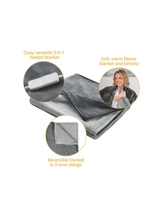 Medisana - 3-in-1 -lämpöpeitto 34 x 20 x 38 cm - DARK GREY | Stockmann - photo 6