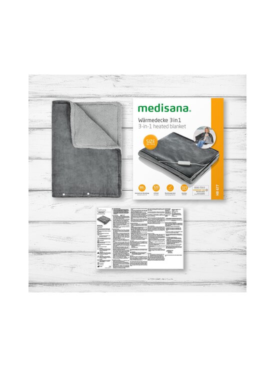 Medisana - 3-in-1 -lämpöpeitto 34 x 20 x 38 cm - DARK GREY | Stockmann - photo 7