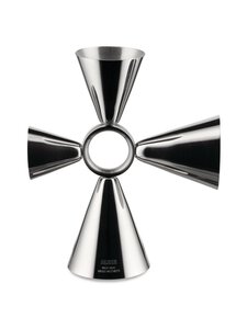 Alessi - Cuadri Combo mērglāzes 14 x 12 cm - SILVER Alessi - Cuadri Combo mērglāzes 14 x 12 cm - SILVER | Stockmann