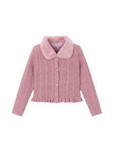 Mayoral - Faux Fur Collar -neuletakki - 49 H. QUARTZ | Stockmann