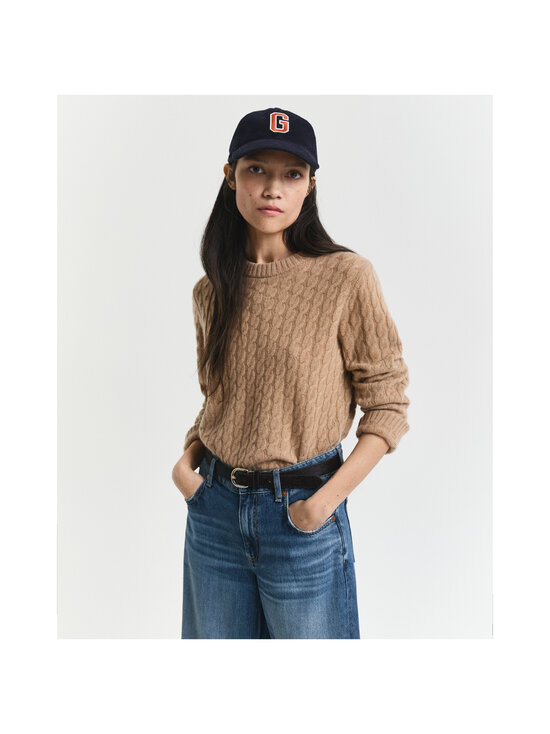 GANT - Cashmere pīnīšu adījuma džemperis - 213 WARM KHAKI | Stockmann - photo 2