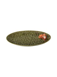 Bordallo Pinheiro - Gudrun servēšanas šķīvis 11.5 x 13.2 cm - GREEN, BROWN | Stockmann