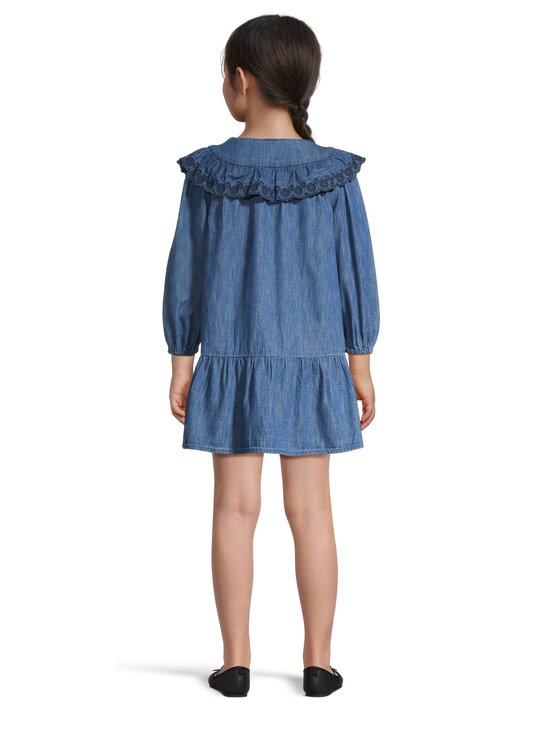 GAP - Ruffle Denim džinsa kleita - DARK WASH | Stockmann - photo 4