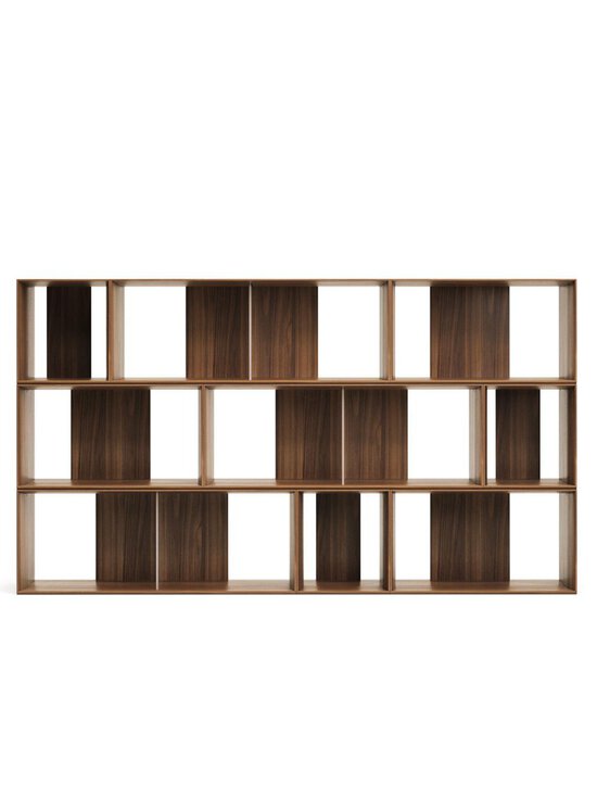 Kave Home - Litto-hylly 9-osainen pähkinä 202 x 114 cm - BROWN | Stockmann - photo 1