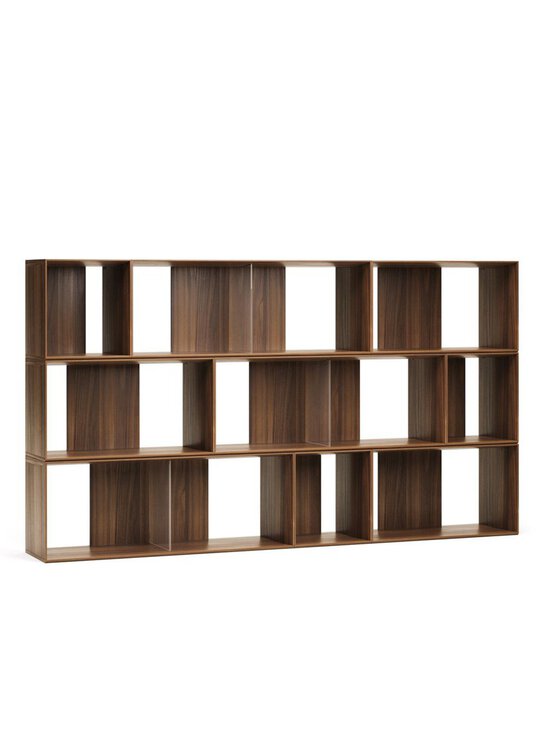 Kave Home - Litto-hylly 9-osainen pähkinä 202 x 114 cm - BROWN | Stockmann - photo 2