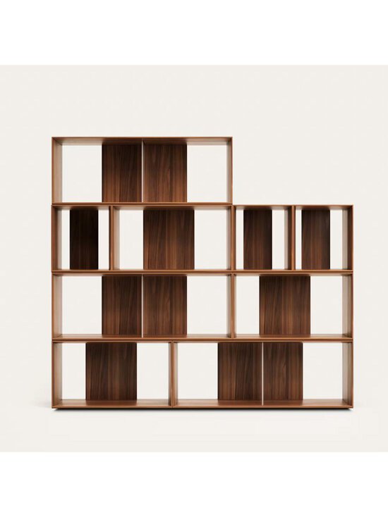 Kave Home - Litto-hylly 9-osainen pähkinä 202 x 114 cm - BROWN | Stockmann - photo 4