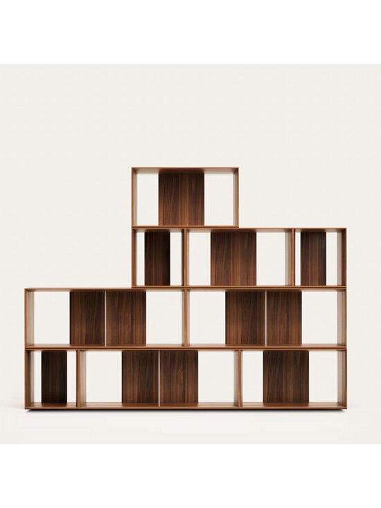 Kave Home - Litto-hylly 9-osainen pähkinä 202 x 114 cm - BROWN | Stockmann - photo 5