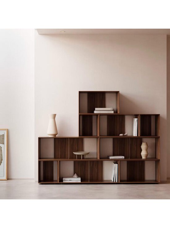 Kave Home - Litto-hylly 9-osainen pähkinä 202 x 114 cm - BROWN | Stockmann - photo 3